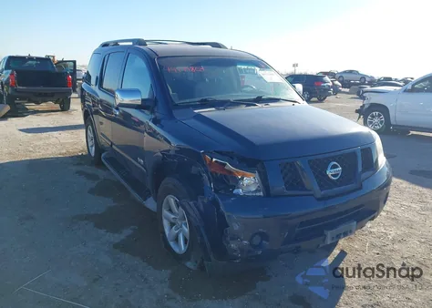 2008 Nissan Armada Se from USA, damaged, VIN 5N1BA08D08N600640